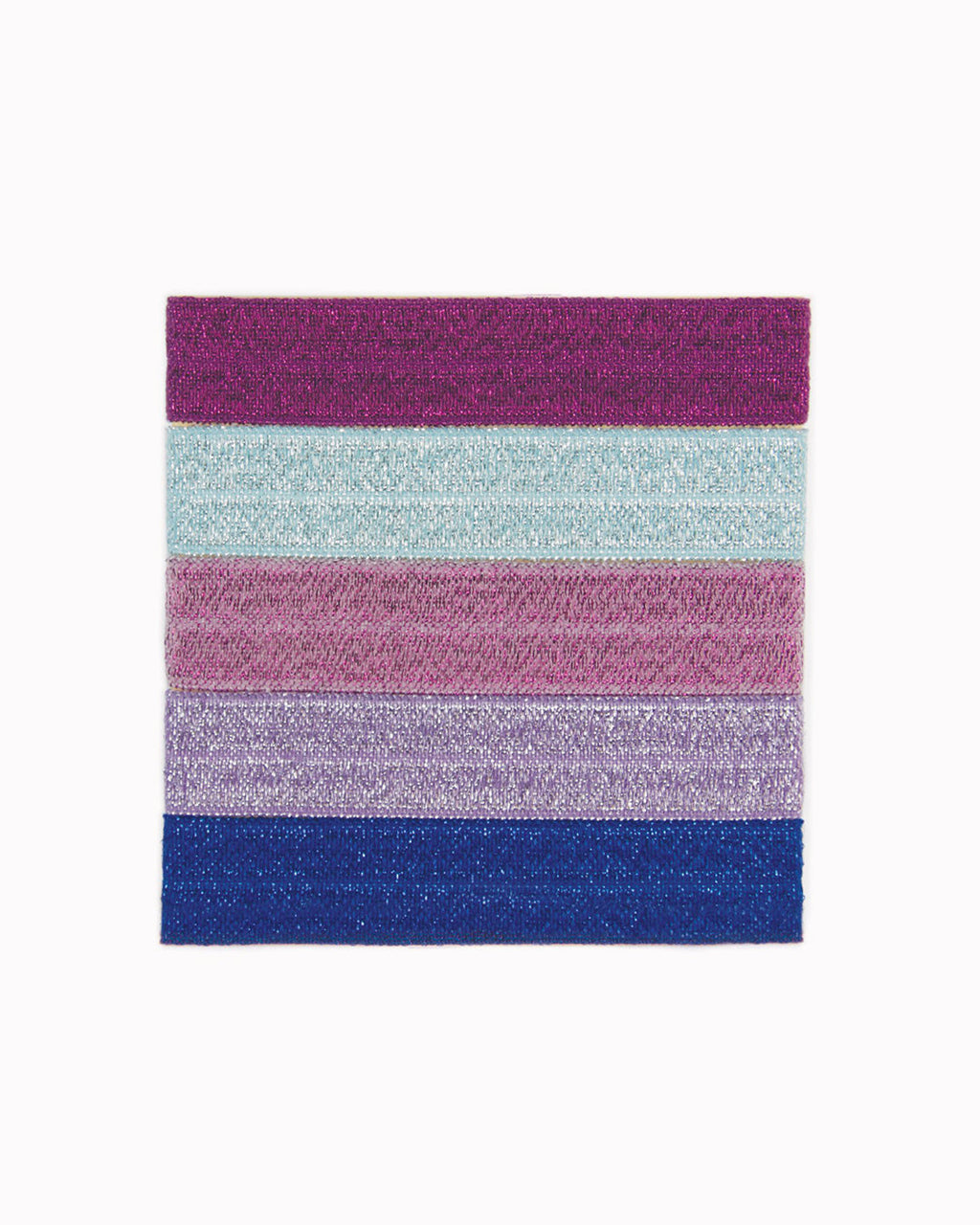 Giverny Pansy - Classic Shimmer Hair Ties
