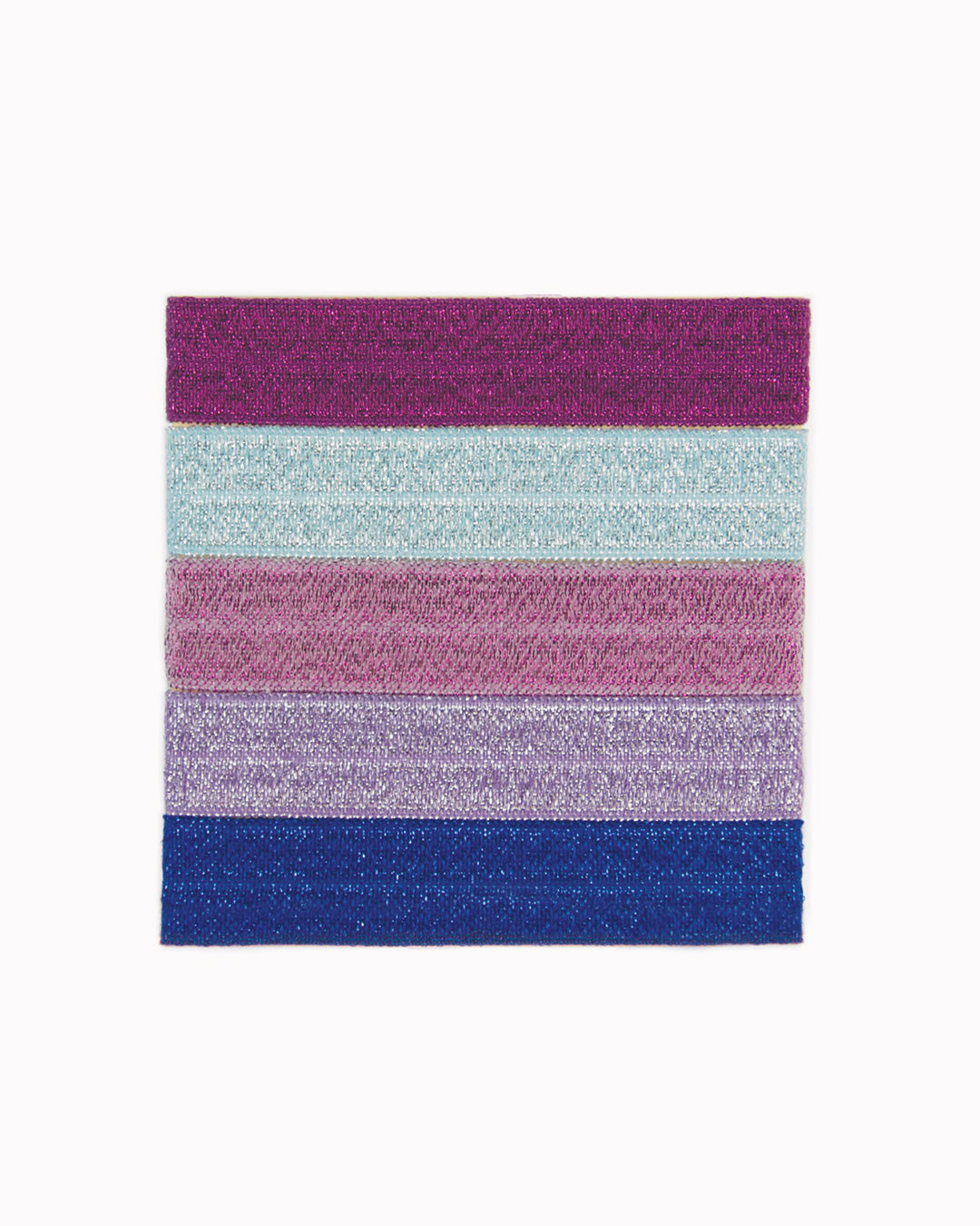 Giverny Pansy - Classic Shimmer Hair Ties