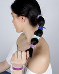 Giverny Pansy - Classic Shimmer Hair Ties