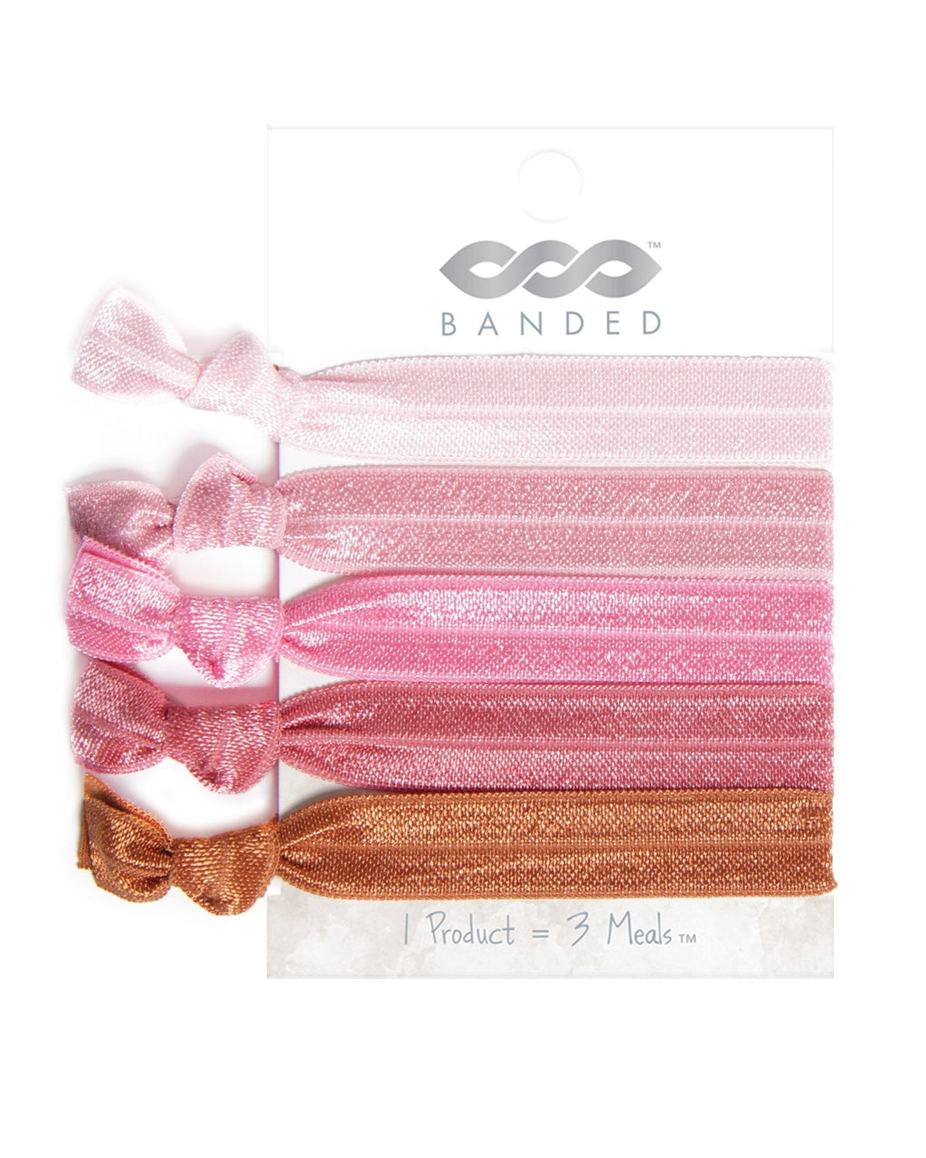 Central Sunrise Ombre Classic Hair Ties - 5 Pack