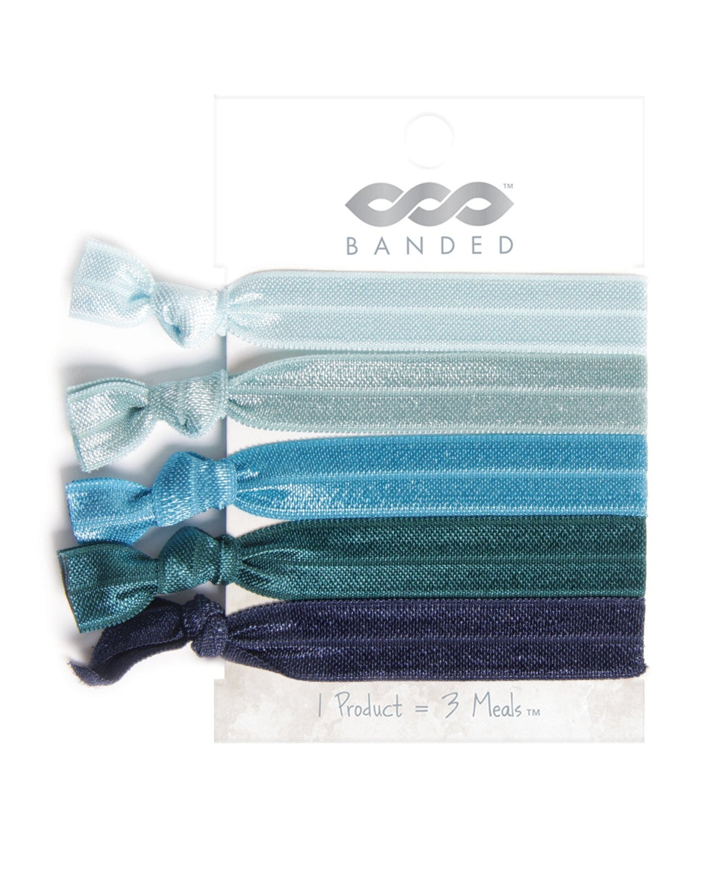 City Skyline Ombre Classic Hair Ties - 5 Pack