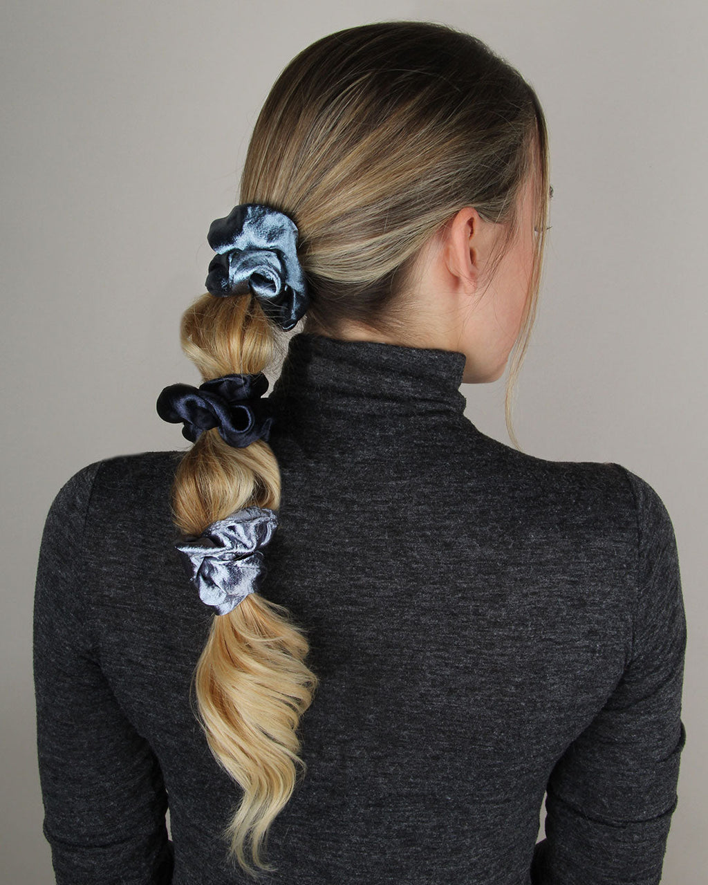 3 Pack Satin Scrunchies