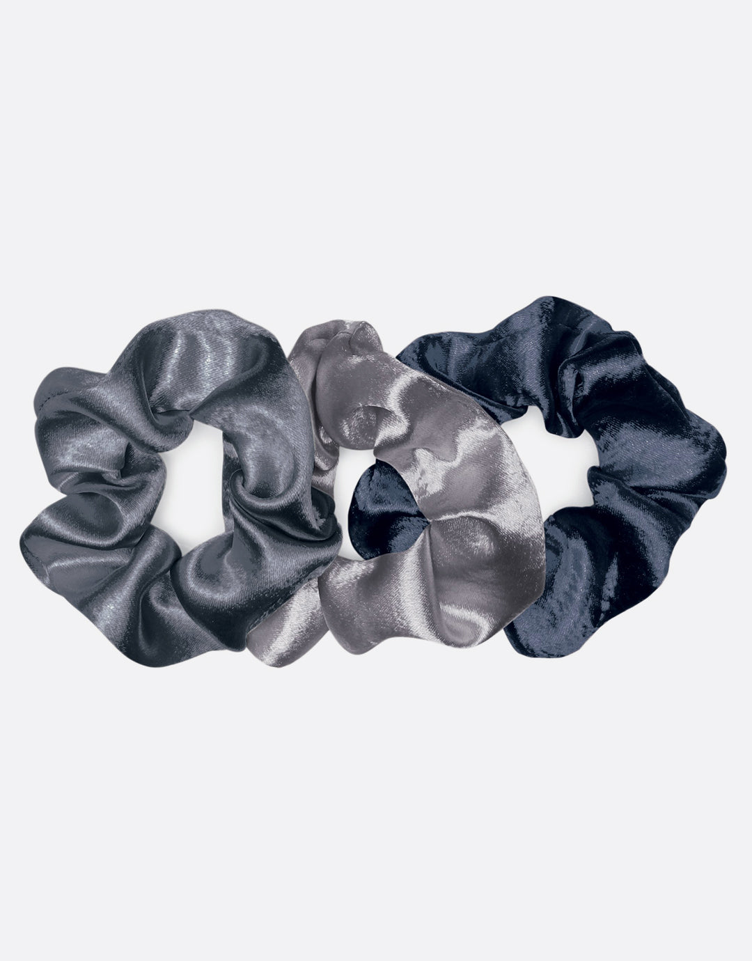 3 Pack Satin Scrunchies