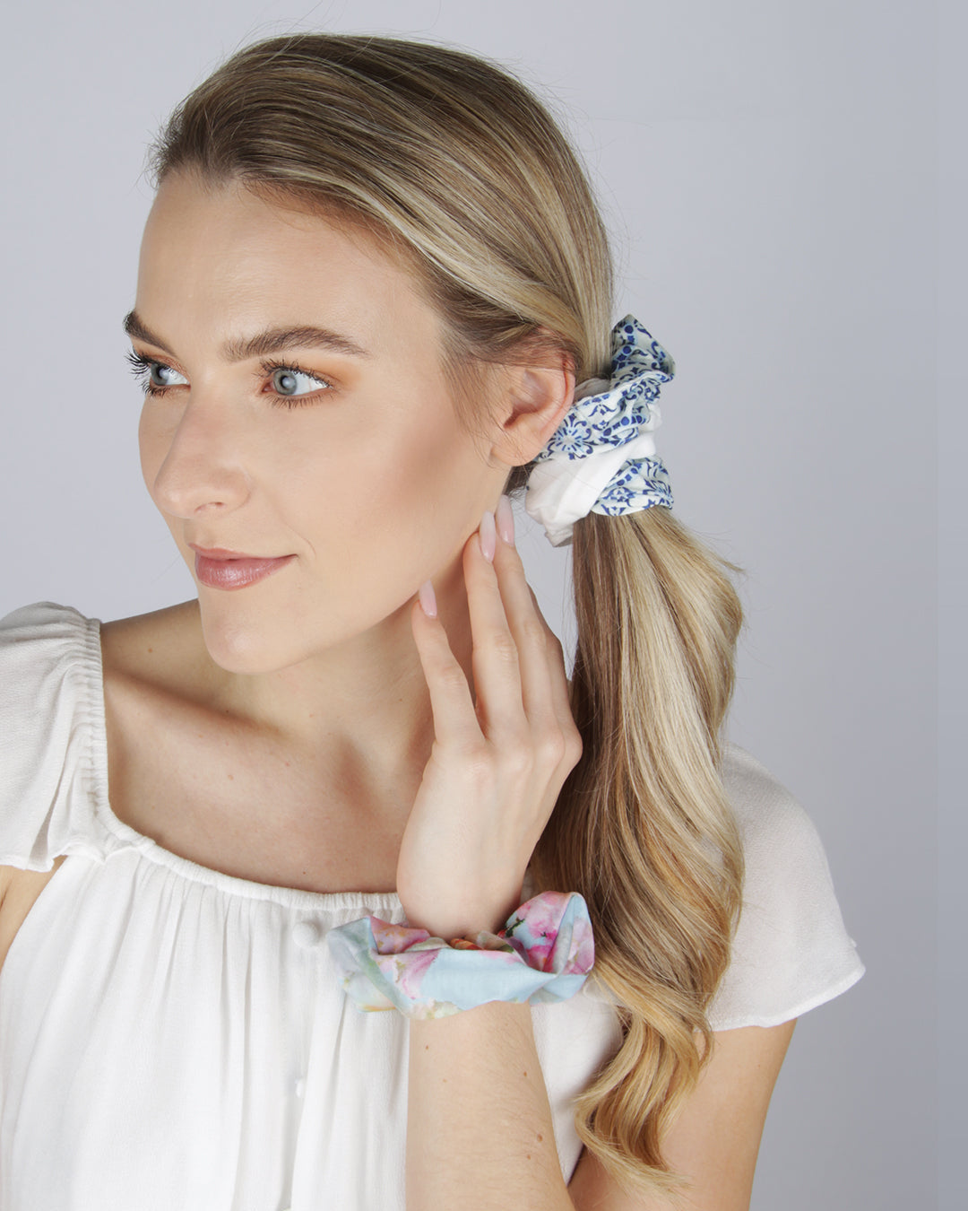 3 Pack Knit Scrunchies