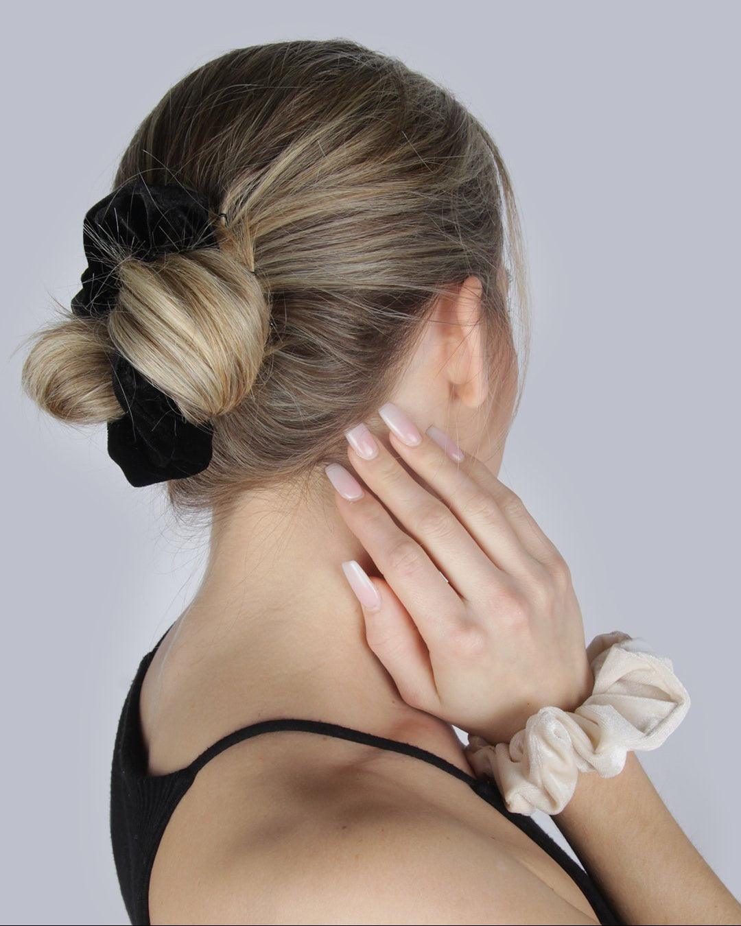 3 Pack Luxe Velvet Scrunchies