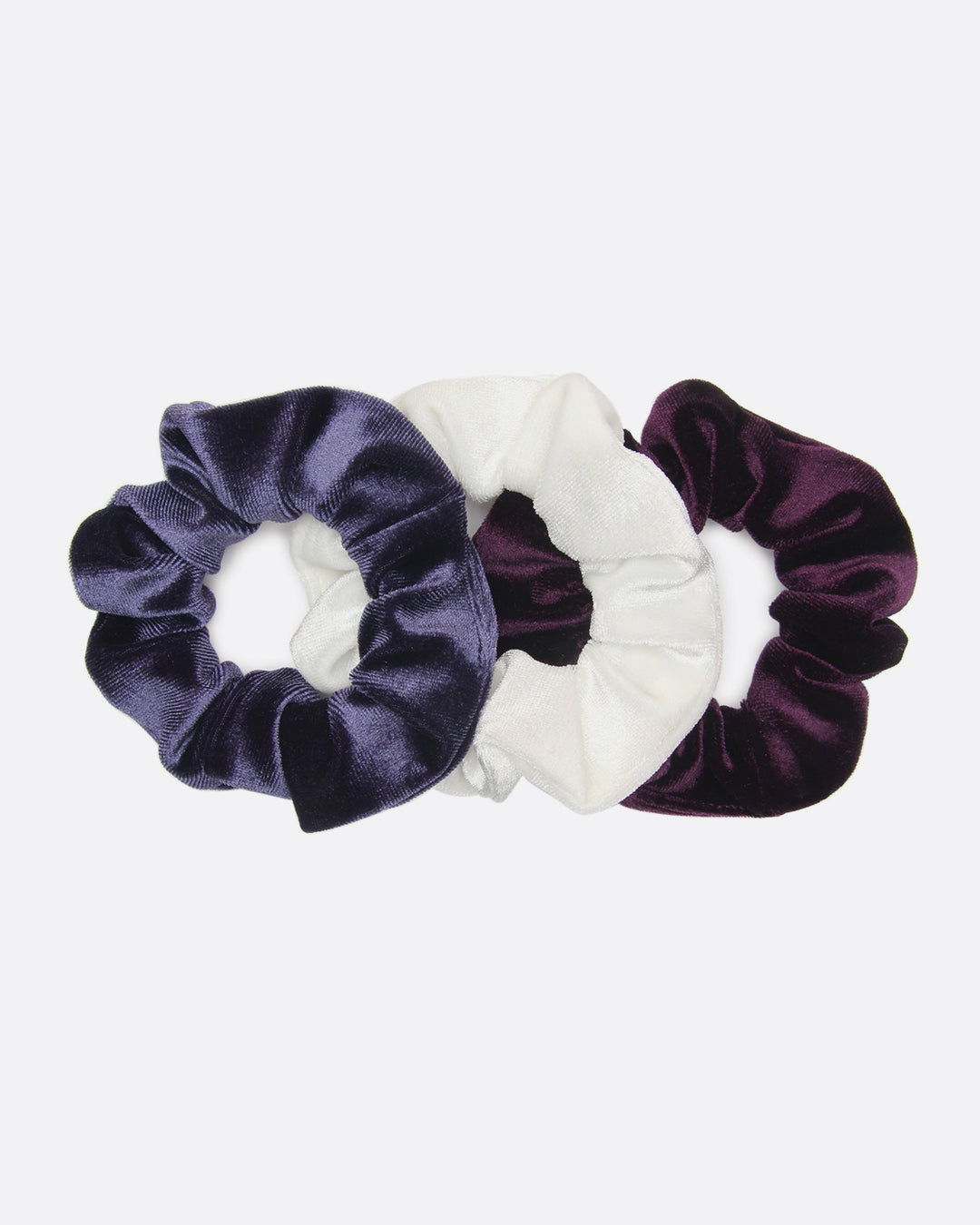 3 Pack Luxe Velvet Scrunchies