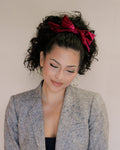 Radiant Sky - Velvet Hair Ribbon
