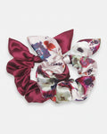 Hampton Garden Bow Scrunchies - 2 Pk