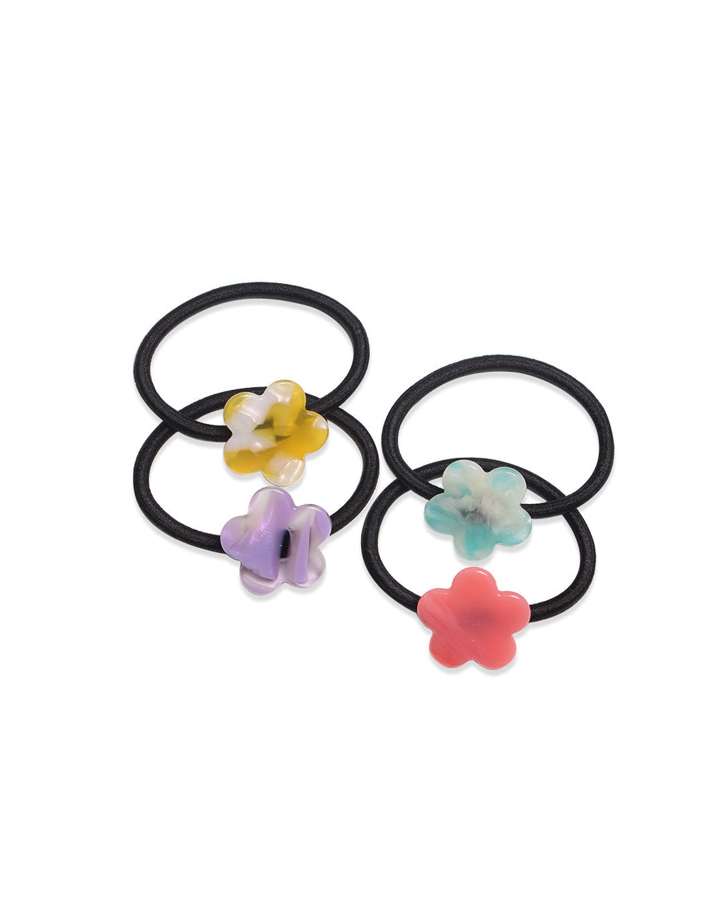 Sea Flowers - Floral Hair Tie Pack
