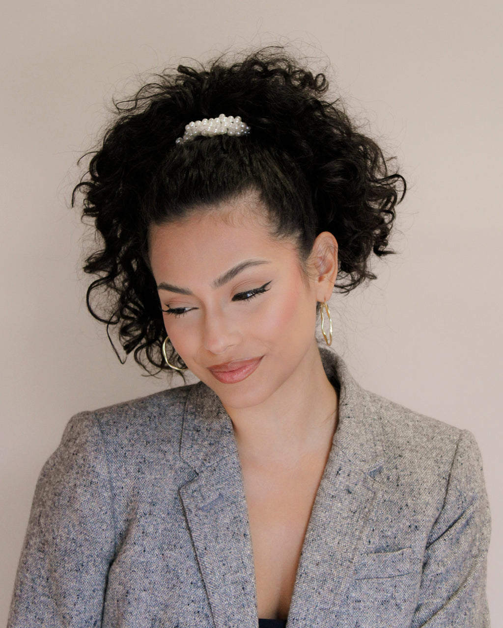 First Frost Pearl Hair Elastics - 3 Pack