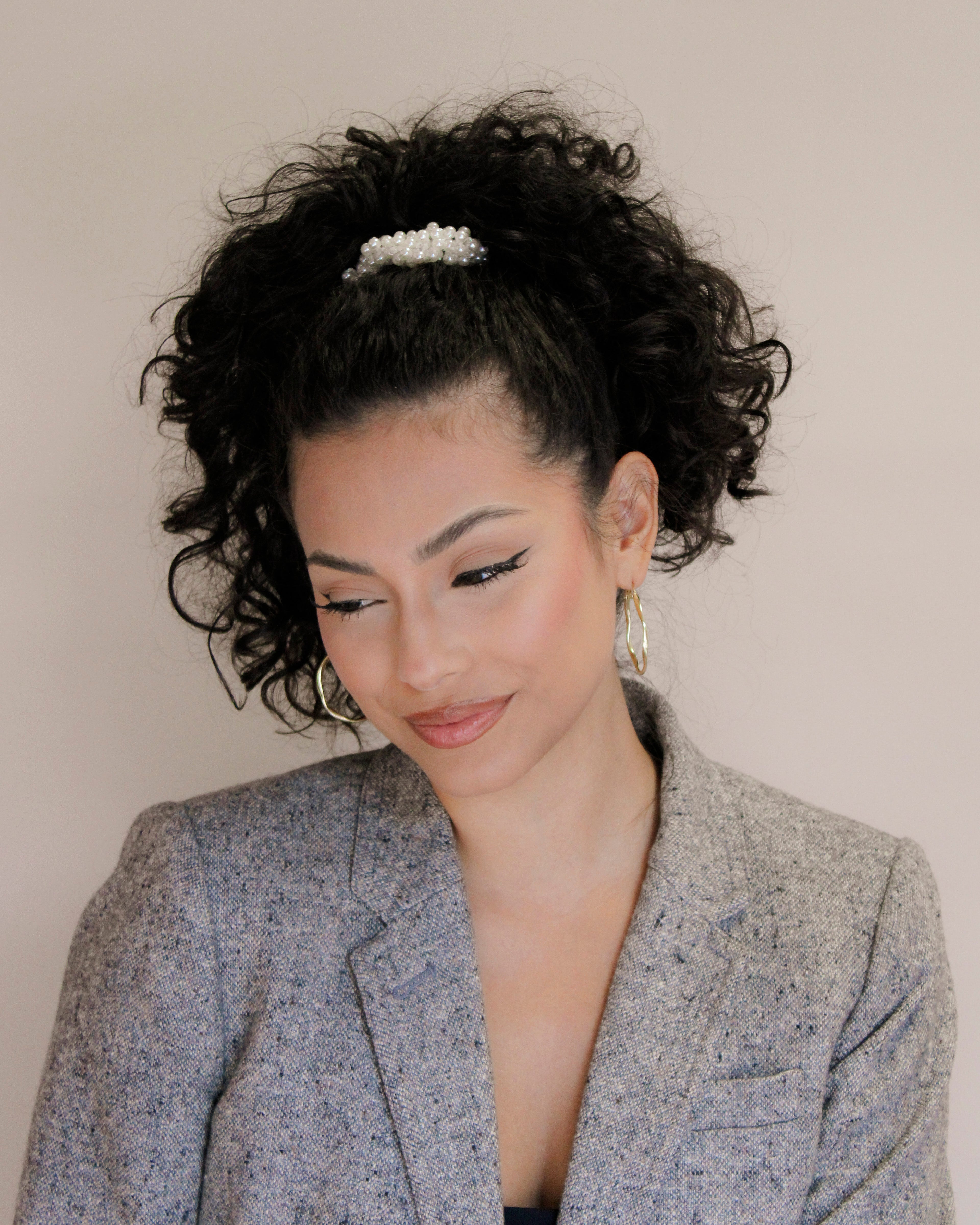 First Frost Pearl Hair Elastics - 3 Pack