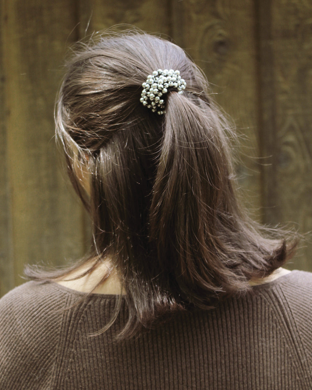 First Frost Pearl Hair Elastics - 3 Pack