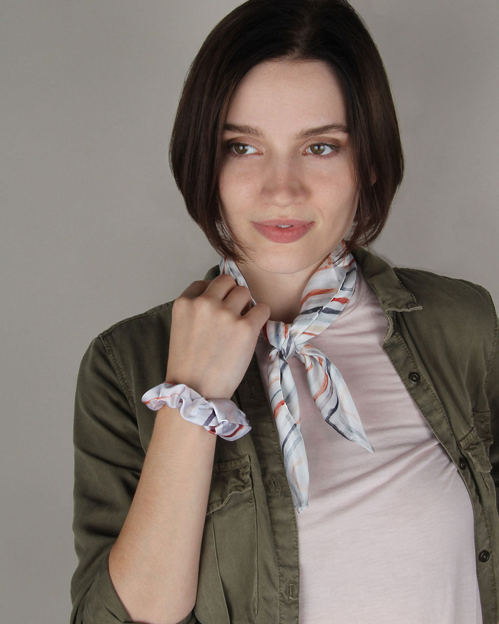 Geometric - Silky Scarf