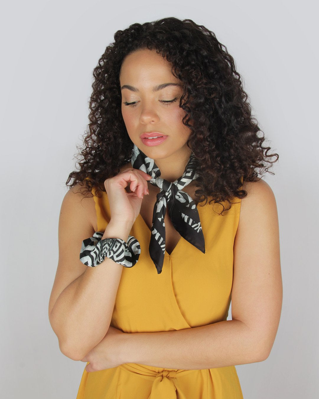 Geometric - Silky Scarf