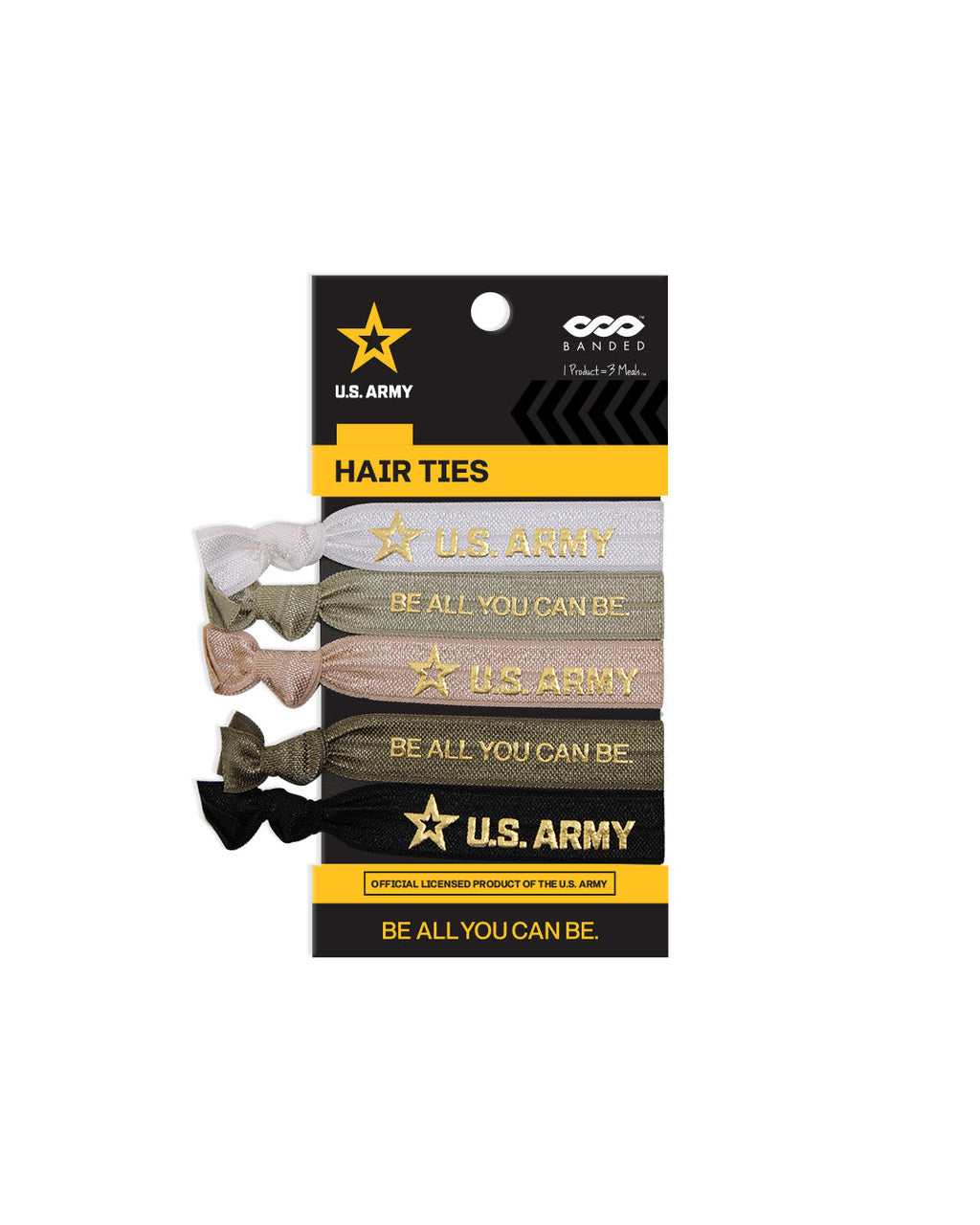 Be All You Can Be. Hair Ties