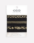 Black Tie Party - Narrow Hair Ties